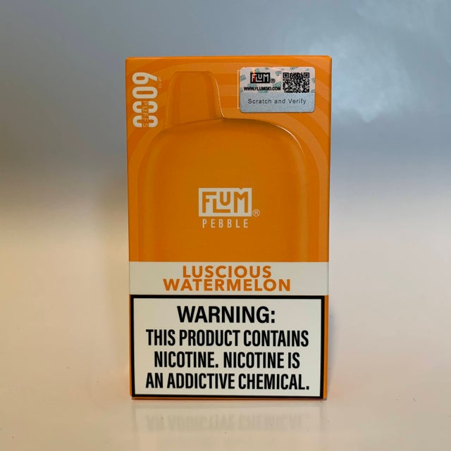 For Sale FLUM PEBBLE GREEN APPLE WATERMELON 6000 PUFFS 10CT Luscious Watermelon  Flum Pebble Drink